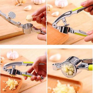 Dụng cụ dập tỏi bằng inox đa năng