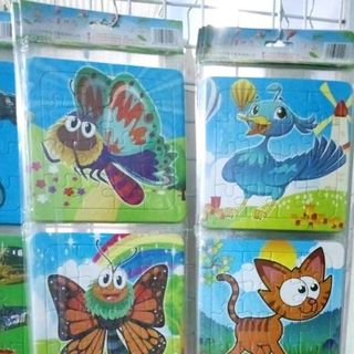 tranh ghép giấy loại dầy 14cm x 14cm rất nhiều mẫu luôn
