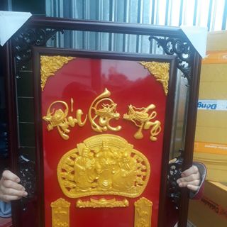 Lịch gỗ phù điêu cao cấp nhủ vàng tặng 1 lốc lịch cao cấp
