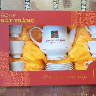 quà tặng doanh nghiệp bộ trà bát tràng in logo