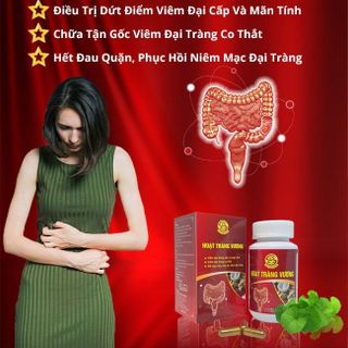 Viên Uống Hoạt Tràng Vương Điều Trị Viêm Đại Tràng Đại Tràng Co Thắt Lọ 60 Viên giá sỉ