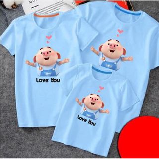 áo thun nam nữ in hình heo cute giá sỉ giá sỉ