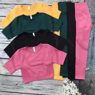 Bộ tập cộc tay thể thao nữ