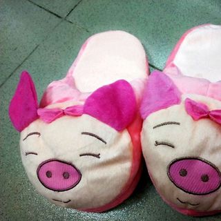 dép bông hình thú mang trong nhà dài 26cm free size