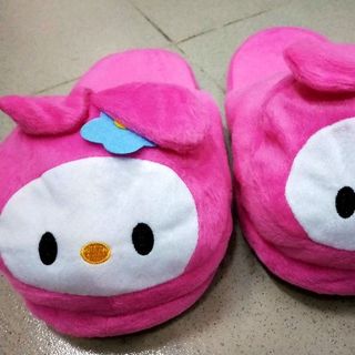 dép bông hình thú mang trong nhà dài 26cm free size