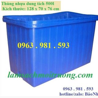 thùng nhựa dung tích lớn giá cả phải chăng giá sỉ