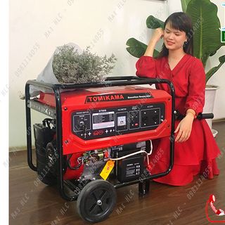 Giá bán máy phát điện chạy xăng Tomikama 6700 - cs 55kw giá sỉ