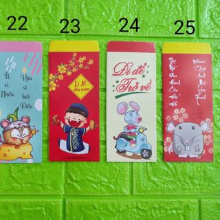 1000 BAO LIXI CHỌN MẪU