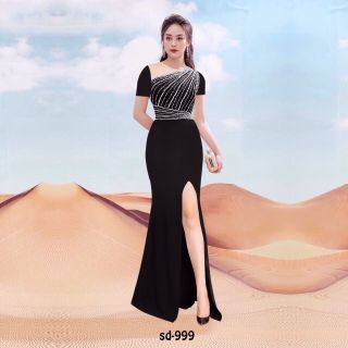 ĐẦM DẠ HỘI TAY NGẮN