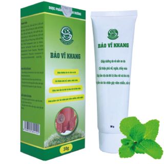Kem Bôi Bảo Vĩ Khang Hỗ Trợ Trĩ Nội Trĩ Ngoại Trĩ Hỗn Hợp Lọ 30g