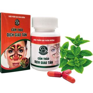 Viên Uống Cẩm Thảo Dịch Giao Tán Chữa Viêm Xoang Viêm Mũi Dị Ứng Lọ 60 Viên