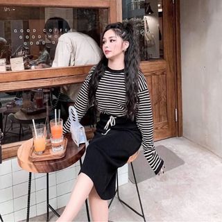 Áo len tay dài