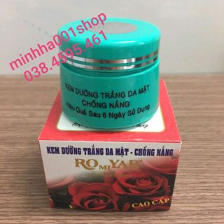 Kem dưỡng trắng da mặt chống nắng romiyar
