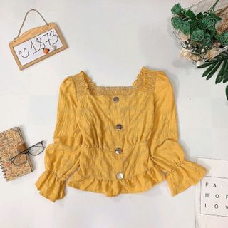 ÁO PEPLUM NÚT
