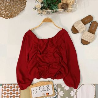 Áo Bẹt Vai Nhíu Bèo