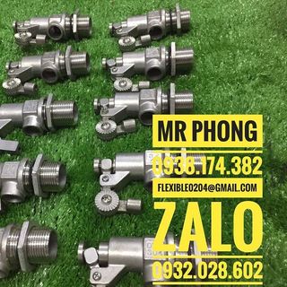 giá van phao cơ ngắt nước inox- phao điện inox- phao cơ inox phi 21 - phao cơ inox 304 phi 60