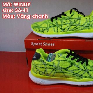 Giày thể thao nữ màu sắc trẻ trung năng động