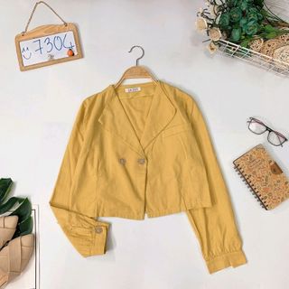 Áo sơ mi vest nút gỗ