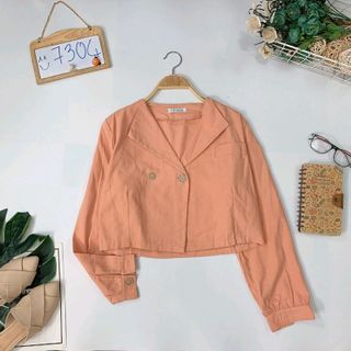 Áo sơ mi vest nút gỗ