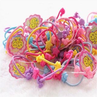 50 sợi thun cột tóc nhiều màu cho bé
