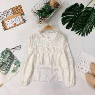 Áo babydoll viền bèo
