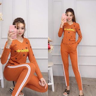 Bộ Đồ Nữ Thể Thao Dài  Tay Ngôi Sao