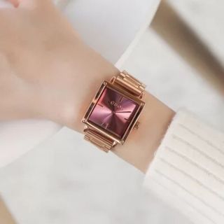 Đồng hồ nữ GUOU 8096 dây sắt