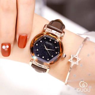 Đồng hồ nữ GUOU 6603A đá