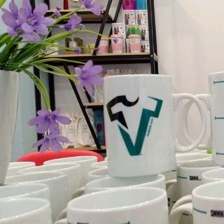 cốc sứ bát tràng in theo yêu cầu