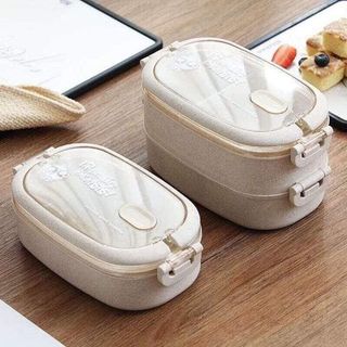 Hộp cơm lúa mạch Hàn Quốc 2 tầng