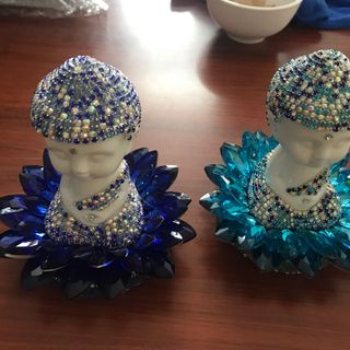 Tượng phật đính đá pha lê