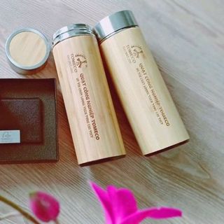 bình vỏ tre - bình giữ nhiệt - giá rẻ