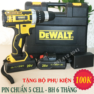 MÁY KHOAN PIN DeWALT 26V 3 CHỨC NĂNG