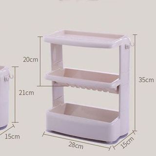 Kệ gia vị 3 tầng lắp ráp tiện dụng