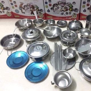 Bộ đồ chơi nấu ăn i inox 40 chi tiết