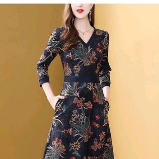 Đầm thun nhập hoa cao cấp
