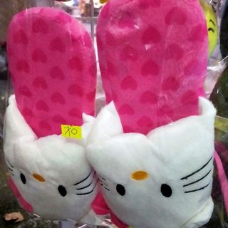 dép bông hình thú mang trong nhà free size nữ dài 26cm