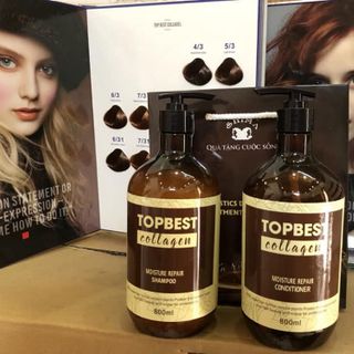 BỘ ĐÔI GỘI XẢ KÍCH THÍCH MỌC TÓC TOPBEST COLLAGEN