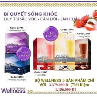 bộ combo wellness 3hộp bột 2 hộp gói