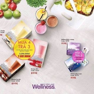 bộ combo wellness 3hộp bột 2 hộp gói