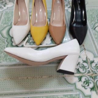 Giày cao gót lót mút êm mềm phom chuẩn