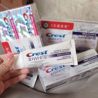 Kem đánh răng trắng răng Crest 3D White Brilliance 116gr