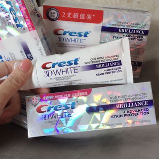 Kem đánh răng trắng răng Crest 3D White Brilliance 116gr