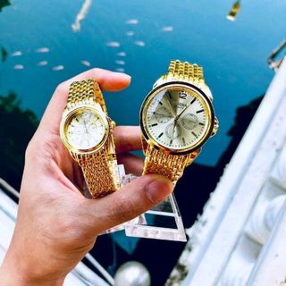 Đồng hồ nam nữ RS gold