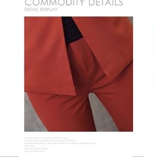 Bộ Vest Cam Đất Công Sở Thời Thượng Kèm Áo Hai Dây