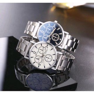 Đồng hồ nam gnv dây thép