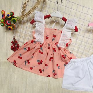 bộ lụa bông bé gái