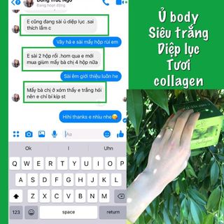 Ủ Body diệp lục COLLAGEN st