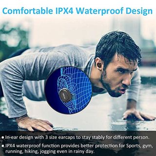 Tai Nghe Không Dây Bluetooth 50 Mini True Wireless QCY-T1 - Chống nước IPX4 - Chống ồn - Tặng Túi Đựng Kèm