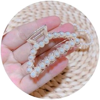 set kẹp tóc ngọc trai hàng qc